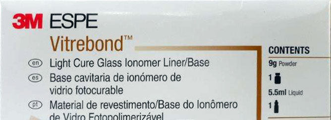 3M ESPE 7510 Vitrebond Light Cure Glass Ionomer Liner Base Kit 9 Gm 3M ESPE 7510 Vitrebond Light Cure Glass Ionomer Liner Base Kit 9 Gm
